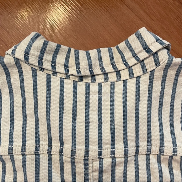 Chaps Striped Denim Jacket - Picture 15 of 16